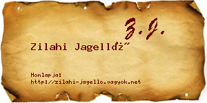 Zilahi Jagelló névjegykártya